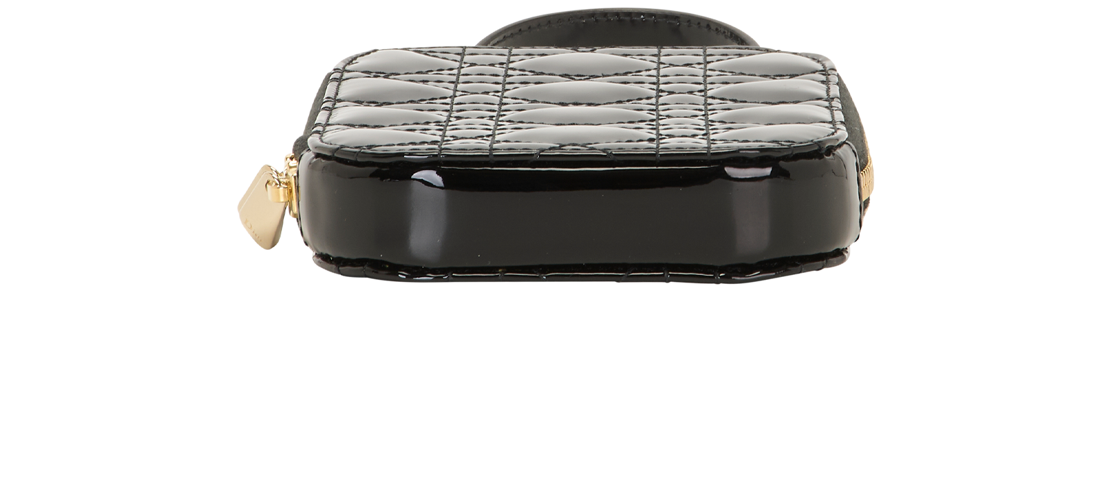 Christian Dior Lady Dior Callin Dior PhoneHolder, &pound;650, Accessories, Blue, Patent Leather, Top view